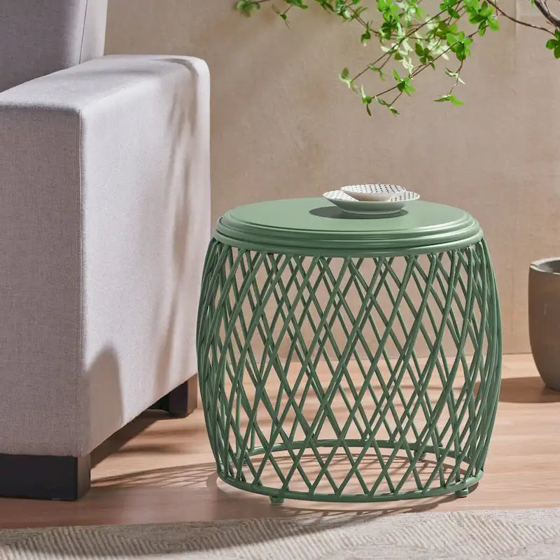 19.75Table d'appoint d'extérieur Table de Patio Table d'appoint Petite Table d'appoint Porche Plage Patio Jardin