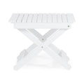Table d'appoint pliante en bois d'extérieur 15P x 22,75L x 18,25H