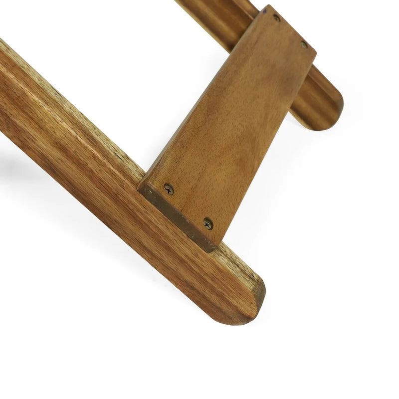 Table d'appoint pliante en bois d'extérieur 15P x 22,75L x 18,25H