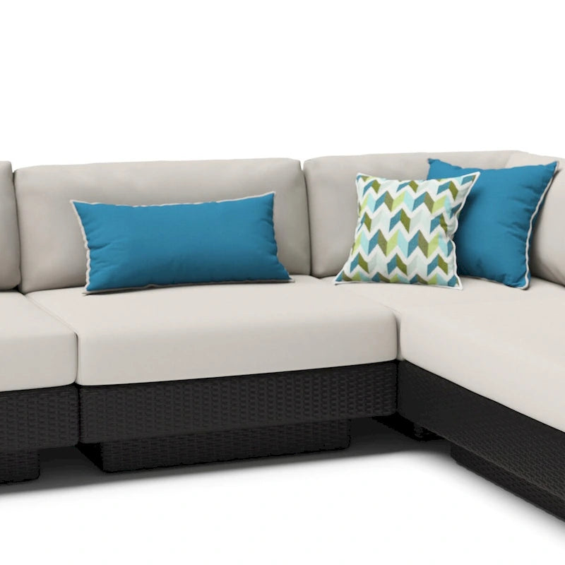 Ensemble de sièges d'extérieur sectionnels Portofino Comfort 5 pièces en Sunbrella