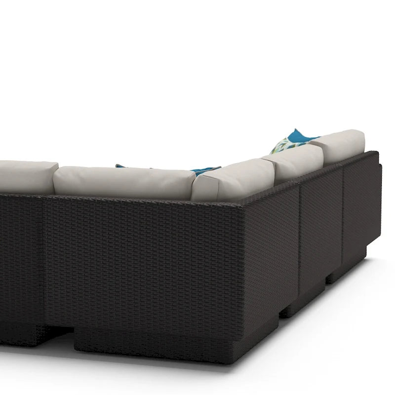 Ensemble de sièges d'extérieur sectionnels Portofino Comfort 5 pièces en Sunbrella