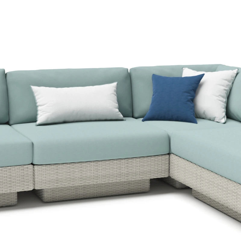 Ensemble de sièges d'extérieur sectionnels Portofino Comfort 5 pièces en Sunbrella