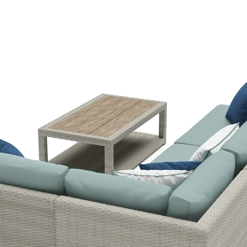Ensemble de sièges d'extérieur sectionnels Portofino Comfort 5 pièces en Sunbrella