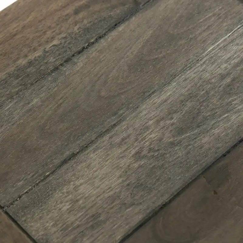 Table basse d'appoint rectangulaire d'extérieur en bois résistant aux intempéries