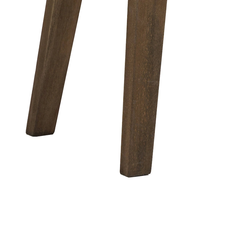 Table basse d'appoint rectangulaire d'extérieur en bois résistant aux intempéries