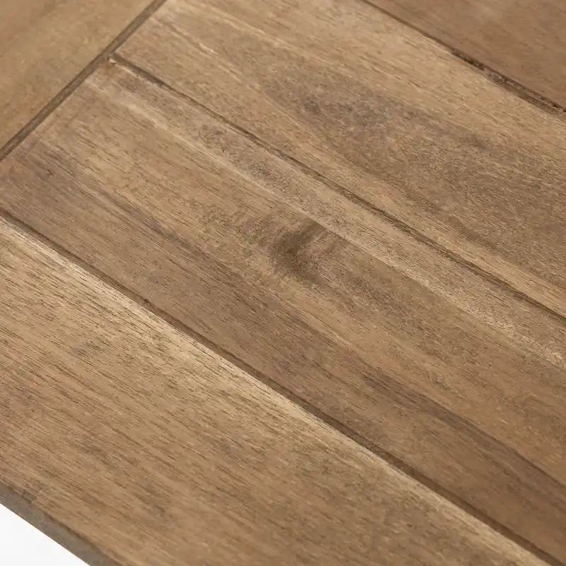 Table basse d'appoint rectangulaire d'extérieur en bois résistant aux intempéries