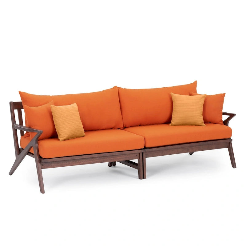 Ensemble canapé et fauteuil de jardin Vaughn 7 pièces Sunbrella