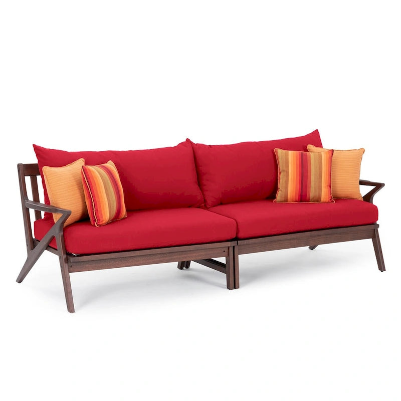 Ensemble canapé et fauteuil de jardin Vaughn 7 pièces Sunbrella