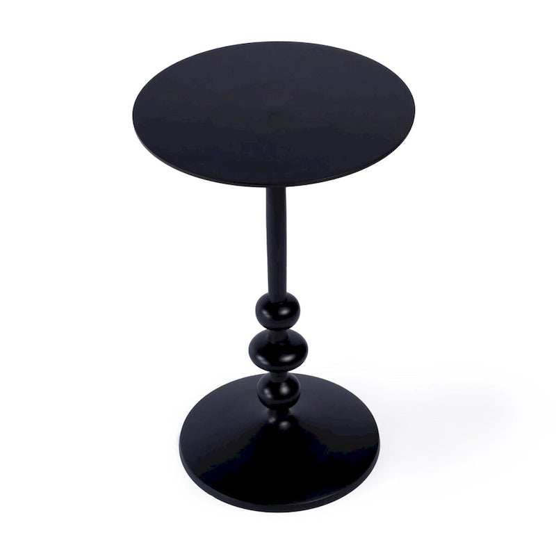 Table d'appoint ronde sur pied Zora pour l'extérieur