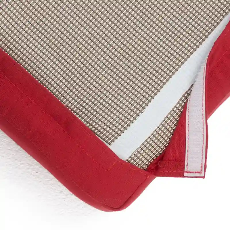 Ensemble de patio extérieur Milo Espresso 4 pièces avec foyer et mouvement Sunbrella