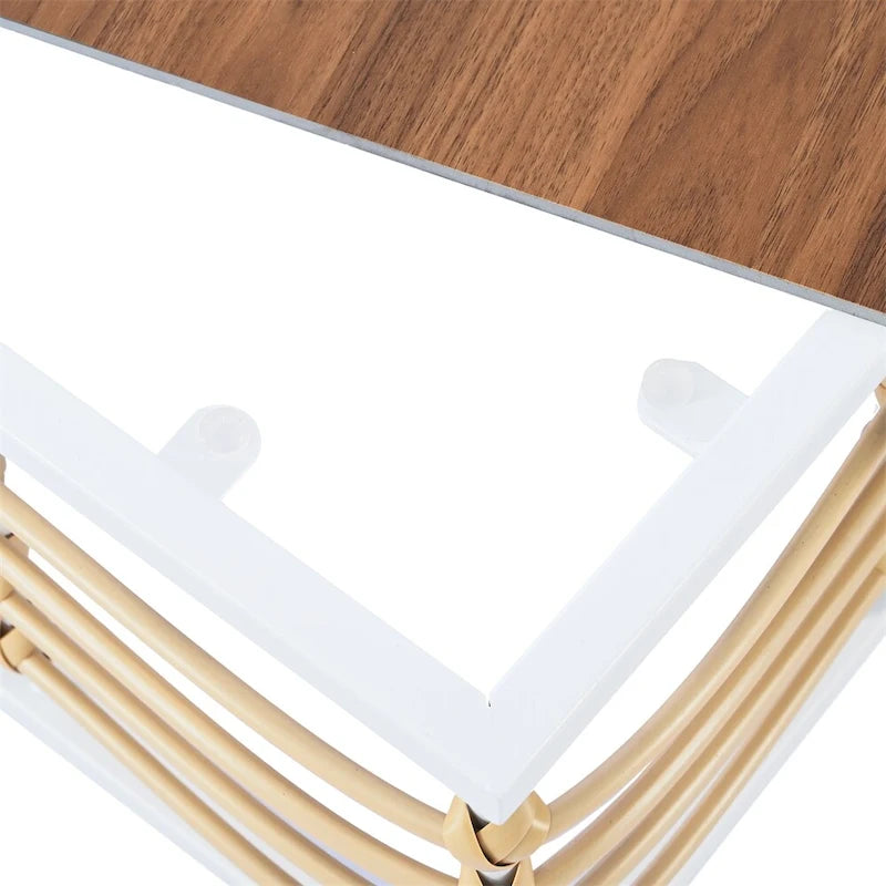 Ensemble de canapé d'angle de patio moderne en métal 7 pièces avec coussins épais