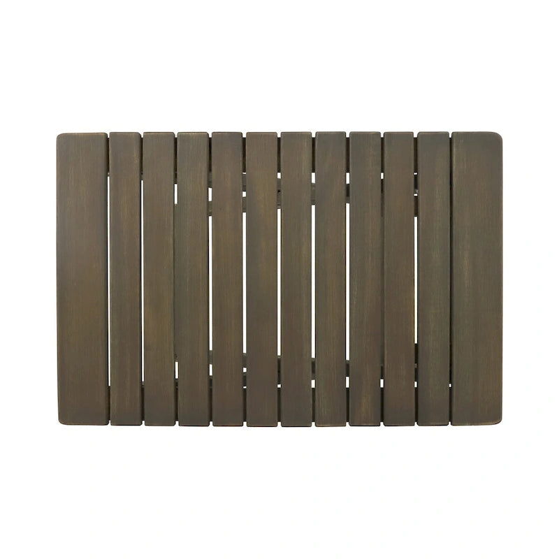 Table d'appoint pliante en bois pour l'extérieur