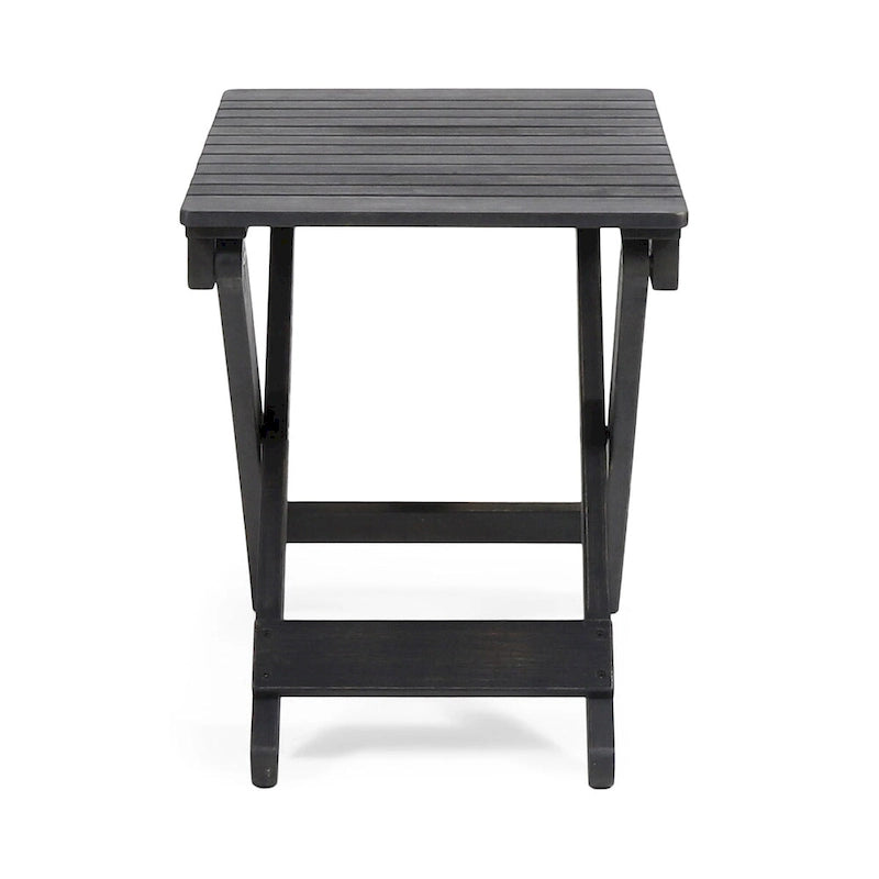 Table d'appoint pliante en bois pour l'extérieur