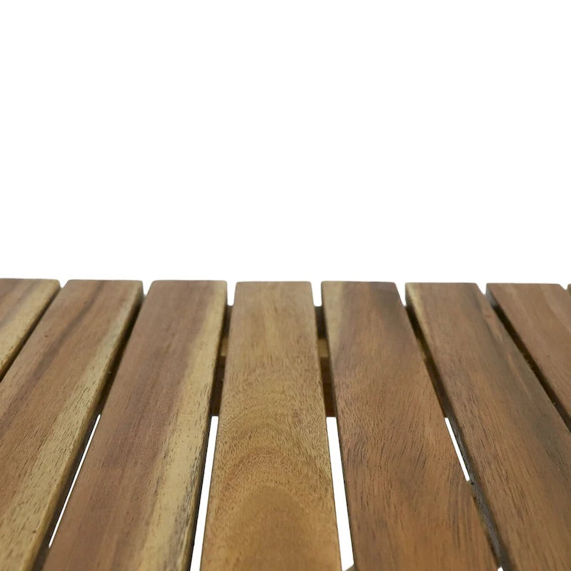 Table d'appoint pliante en bois pour l'extérieur