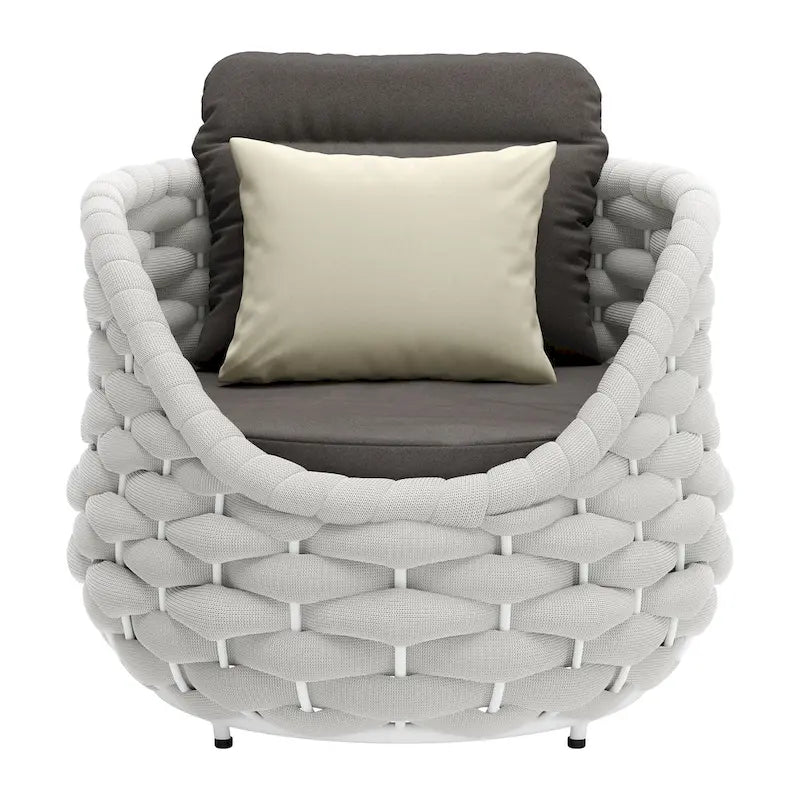 Fauteuil d'appoint Corail Gris