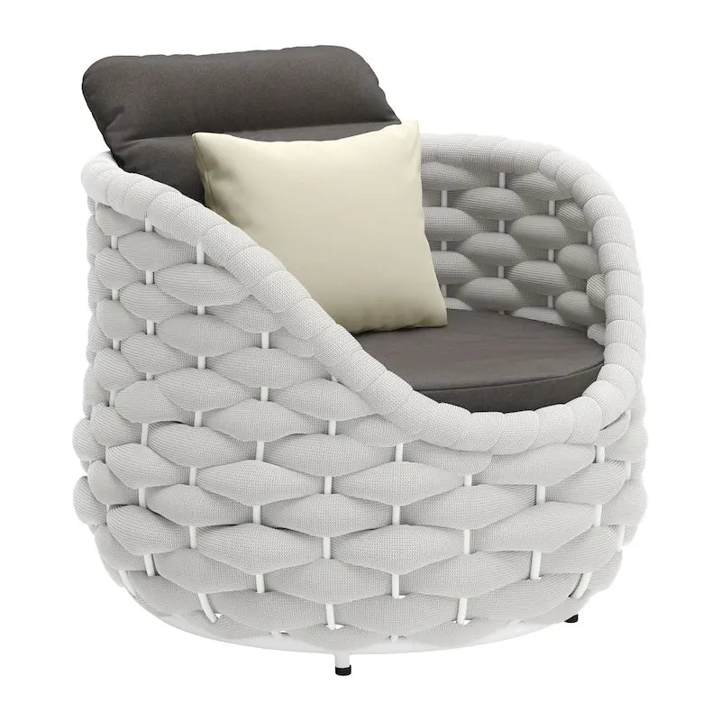Fauteuil d'appoint Corail Gris