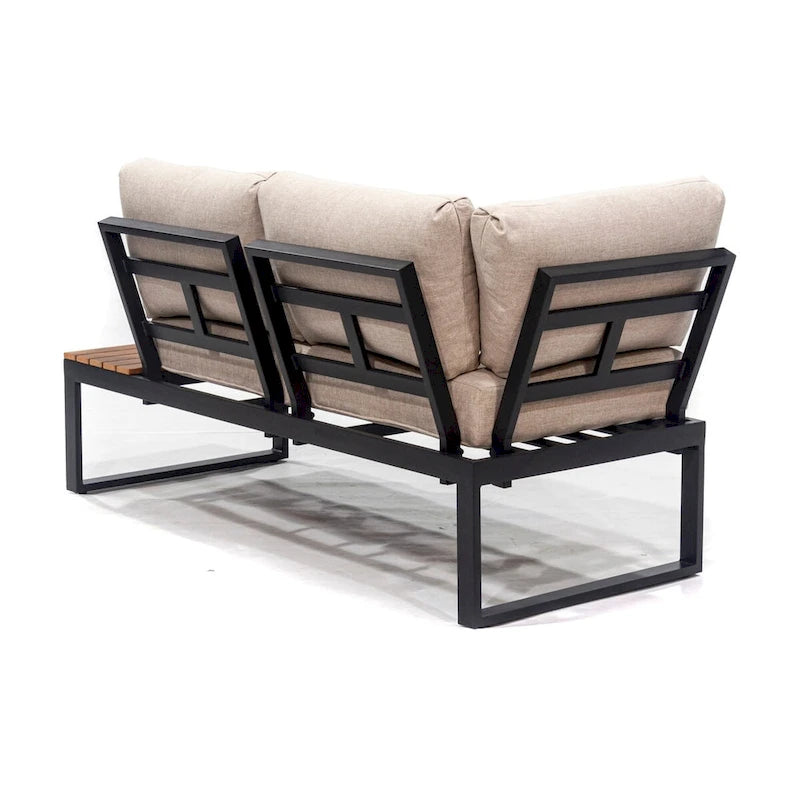Ensemble de canapés de jardin modulables Cordova