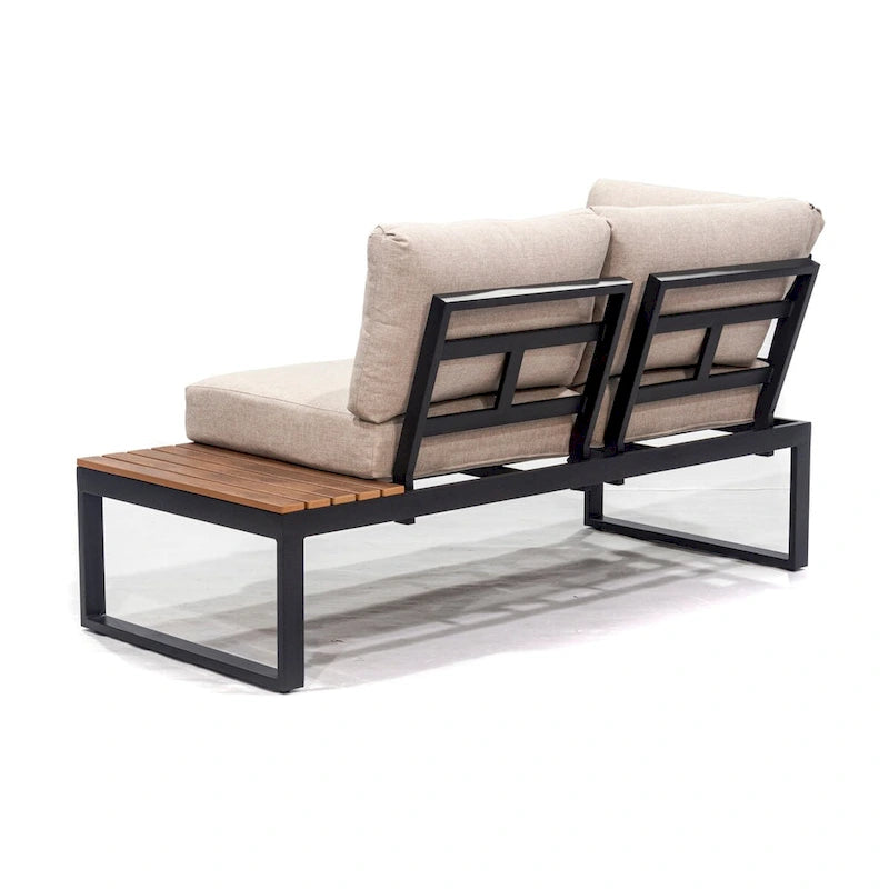 Ensemble de canapés de jardin modulables Cordova