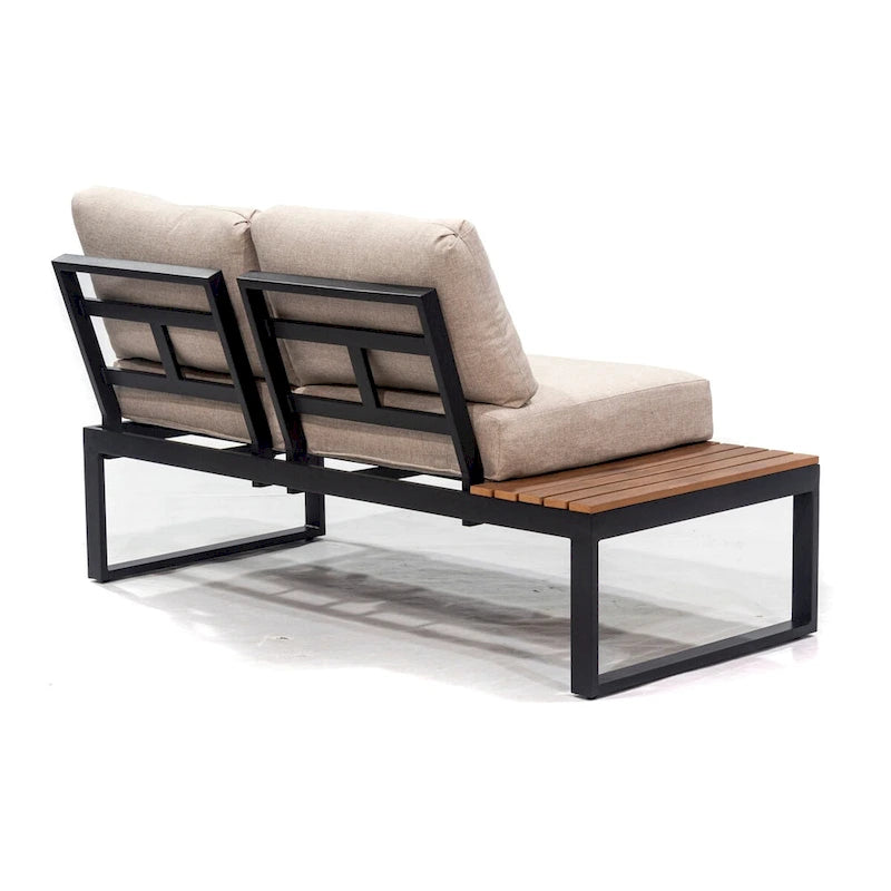 Ensemble de canapés de jardin modulables Cordova