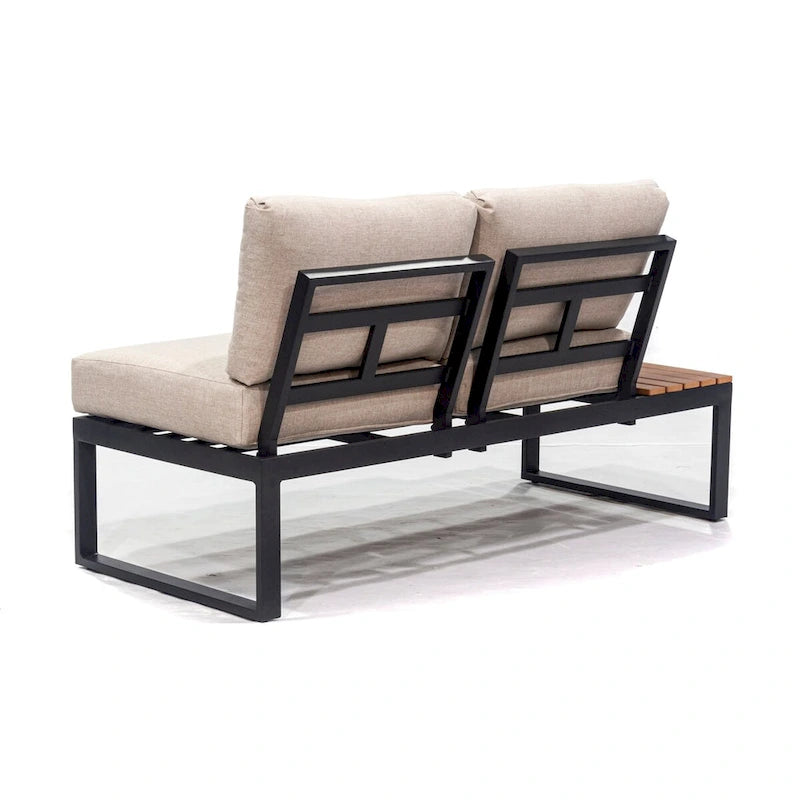 Ensemble de canapés de jardin modulables Cordova