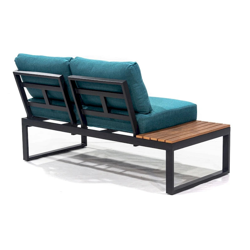 Ensemble de canapés de jardin modulables Cordova