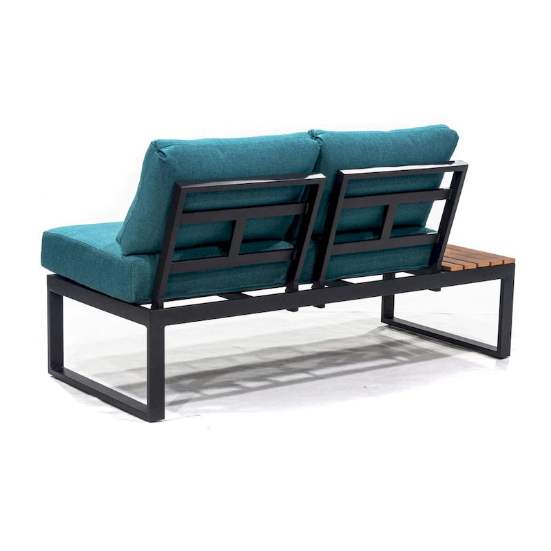 Ensemble de canapés de jardin modulables Cordova