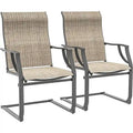 Patio Chairs Outdoor Dining Chairs for All Weather Breathable