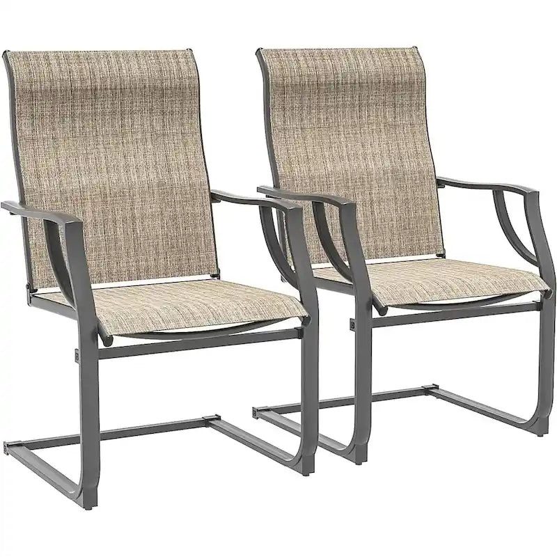 Patio Chairs Outdoor Dining Chairs for All Weather Breathable