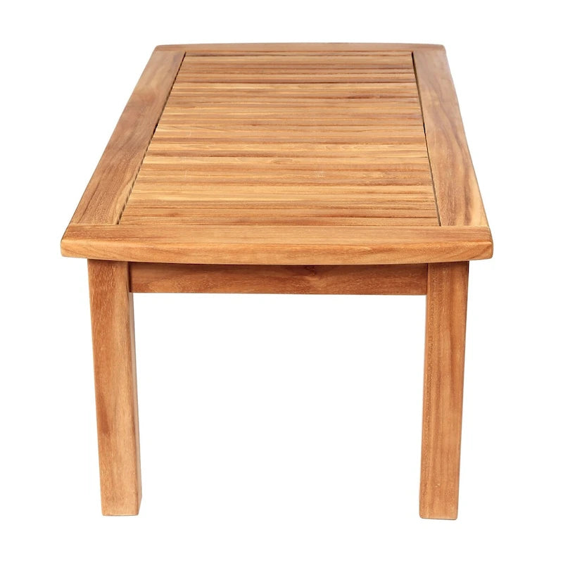 Table basse en teck Colorado - Rectangulaire 50 x 24 (125 x 60 cm)
