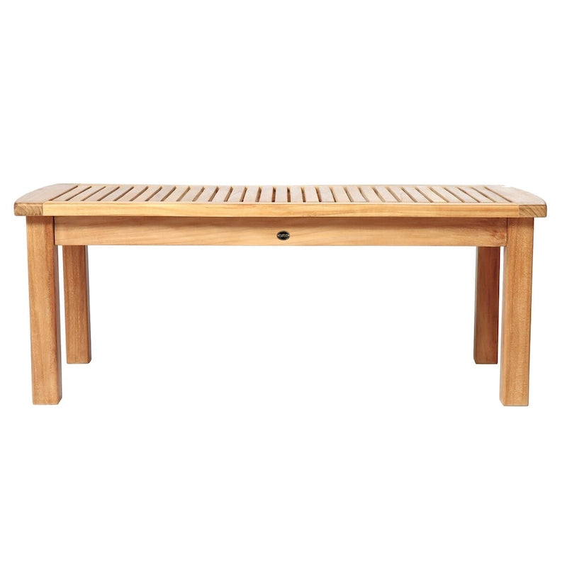Table basse en teck Colorado - Rectangulaire 50 x 24 (125 x 60 cm)