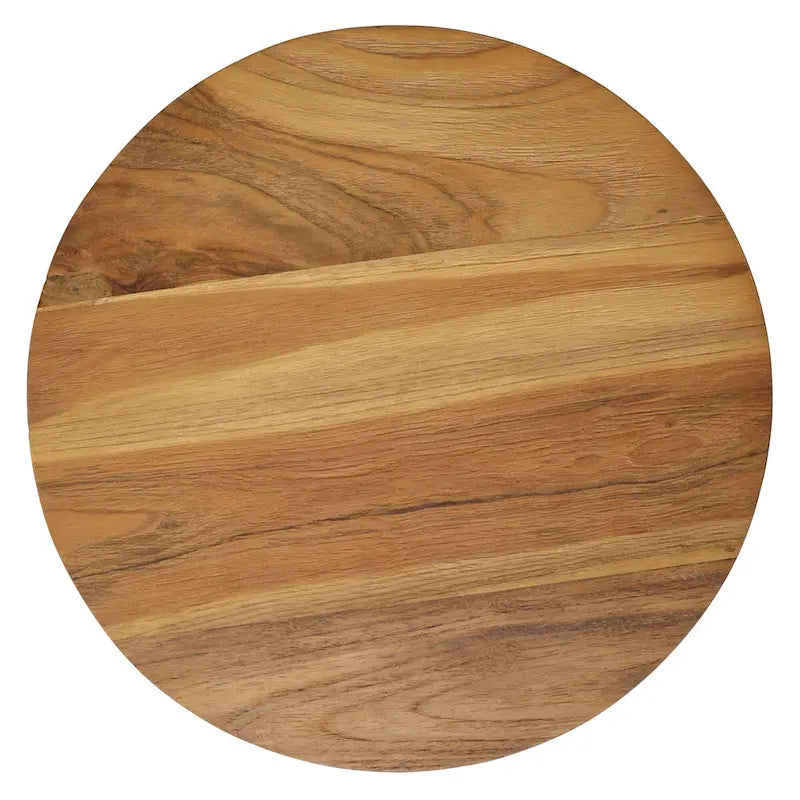 Table d'appoint Elizabeth, naturel/gris
