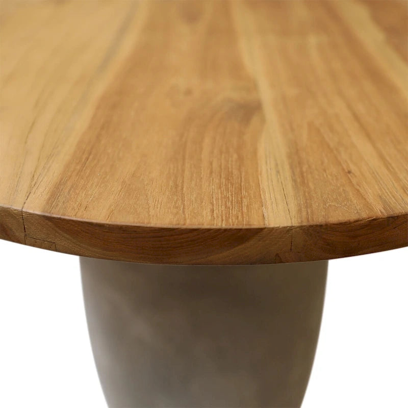 Table d'appoint Elizabeth, naturel/gris