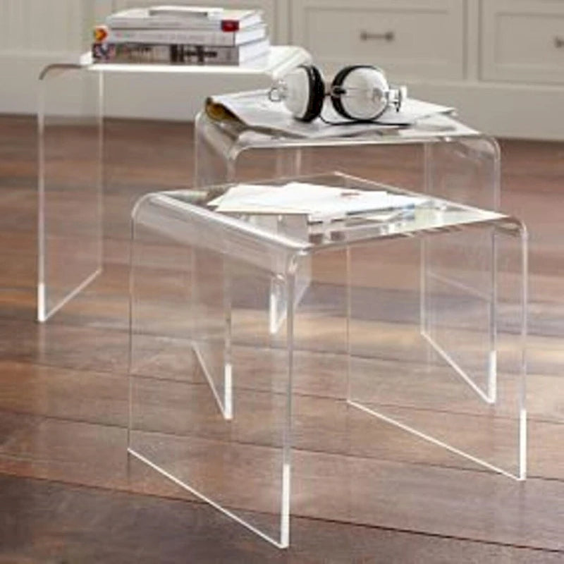 Ensemble de tables gigognes en acrylique