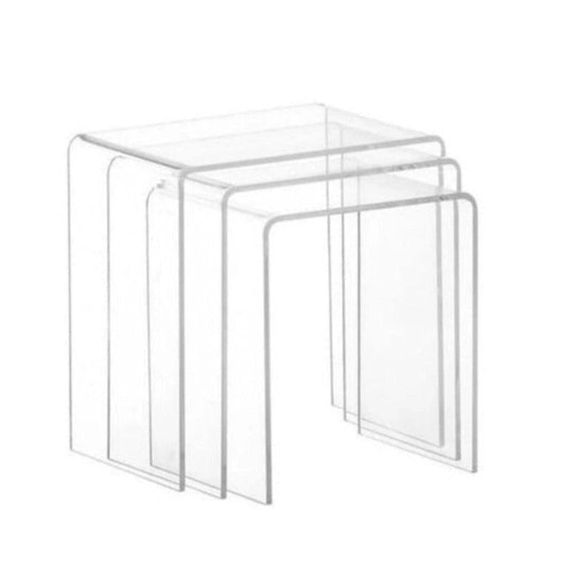Ensemble de tables gigognes en acrylique