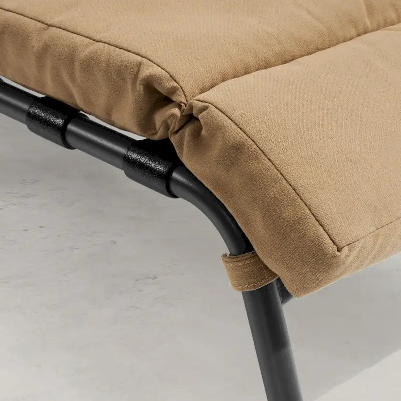 VredHom Chaise longue d'extérieur réglable avec coussin et oreiller (lot de 2) - Lot de 2