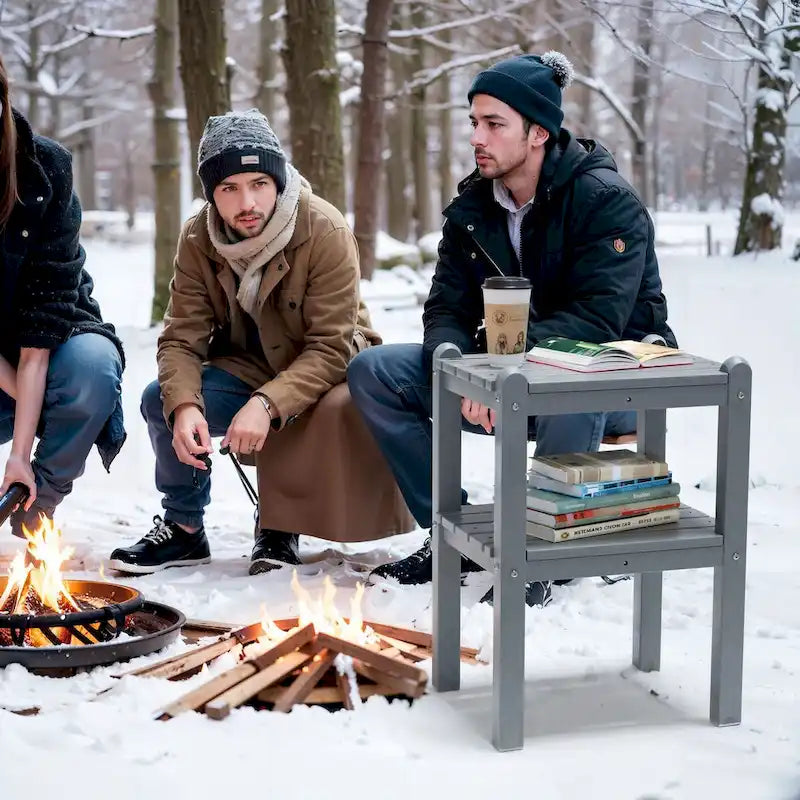 Table d'appoint extérieure en PEHD pour votre terrasse ou jardin