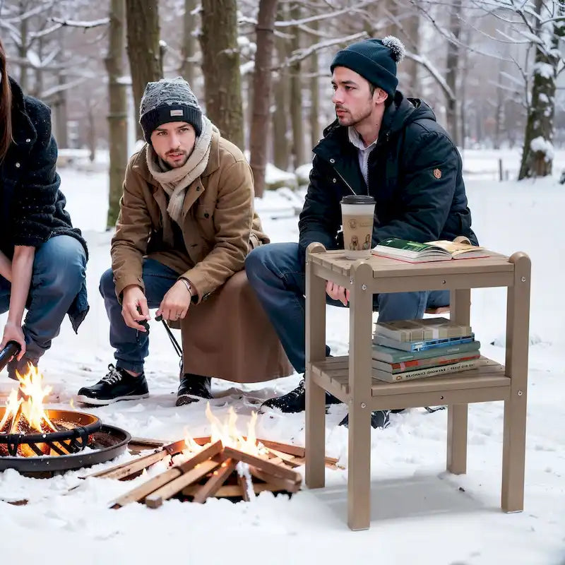 Table d'appoint extérieure en PEHD pour votre terrasse ou jardin