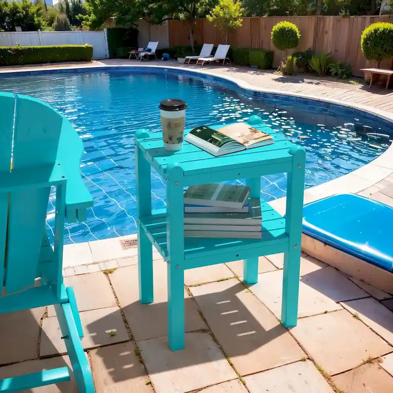 Table d'appoint extérieure en PEHD pour votre terrasse ou jardin