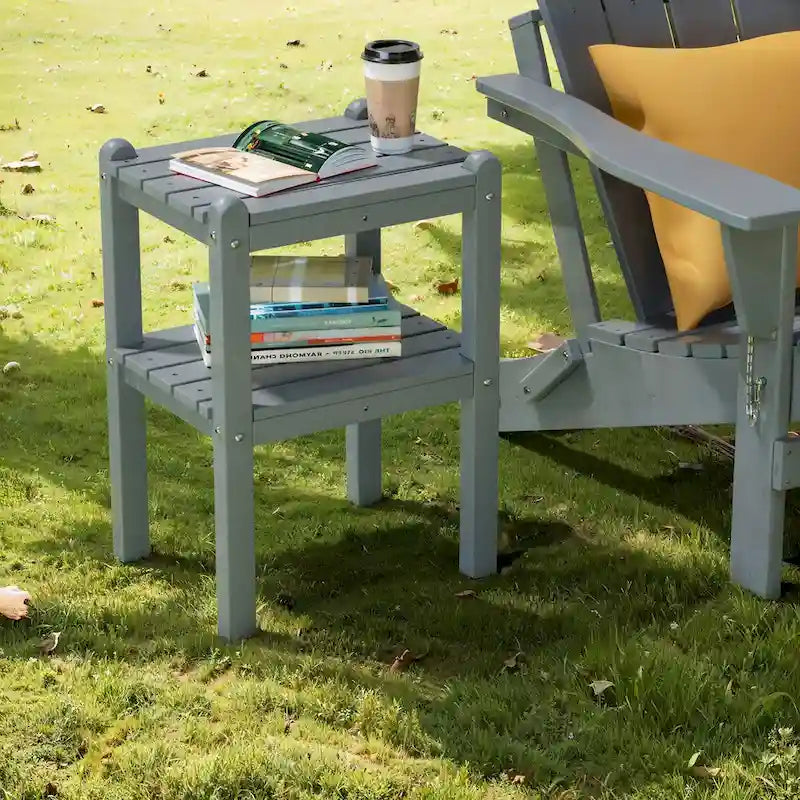 Table d'appoint extérieure en PEHD pour votre terrasse ou jardin
