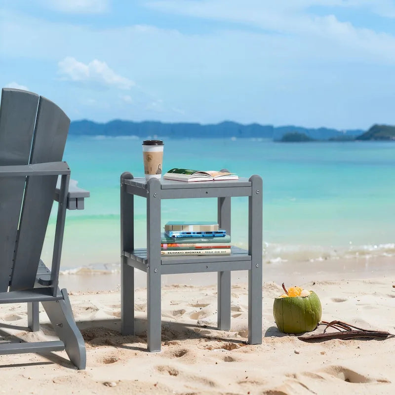 Table d'appoint extérieure en PEHD pour votre terrasse ou jardin