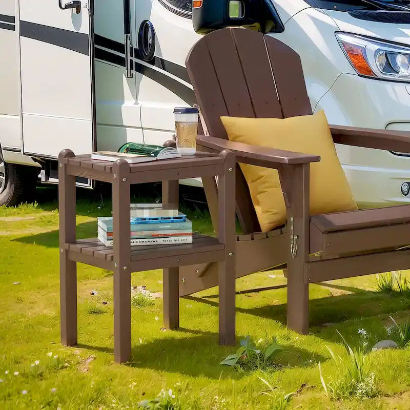 Table d'appoint extérieure en PEHD pour votre terrasse ou jardin