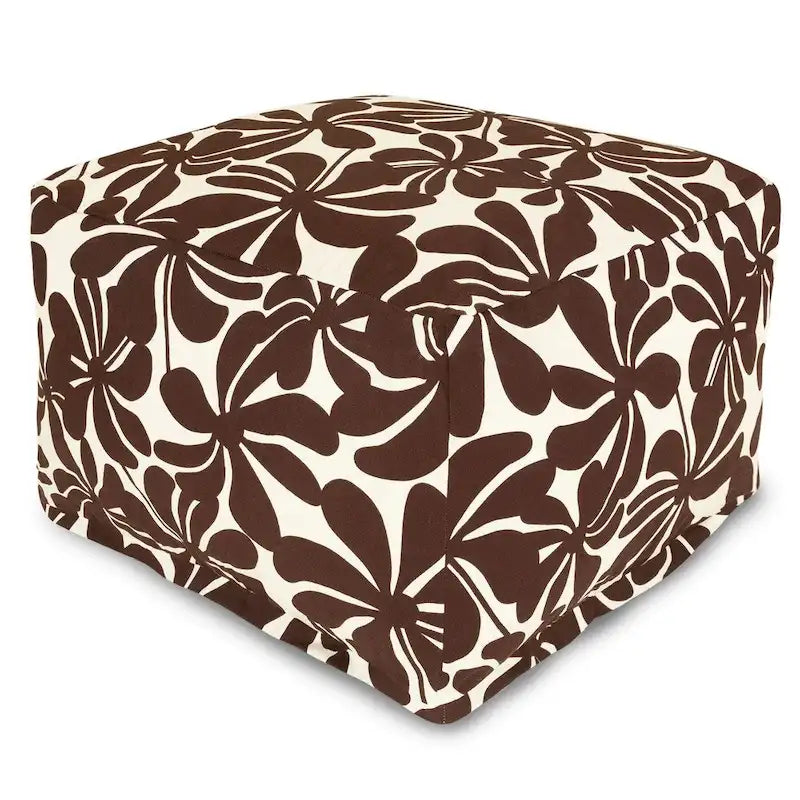 Repose-pieds/Pouf d'intérieur/extérieur Plantation Majestic Home Goods 68,6 cm L x 68,6 cm l x 43,2 cm H
