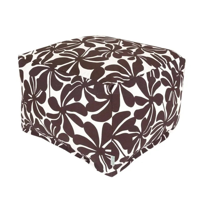 Repose-pieds/Pouf d'intérieur/extérieur Plantation Majestic Home Goods 68,6 cm L x 68,6 cm l x 43,2 cm H