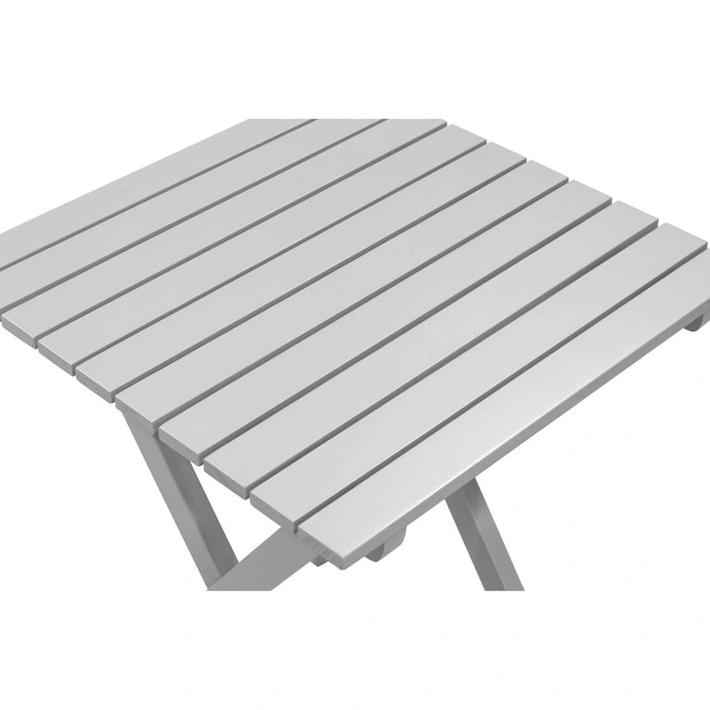 Table d'appoint pliante de patio en bois