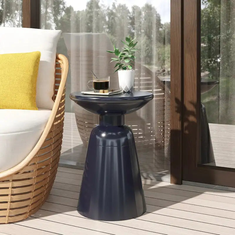 Table d'appoint d'extérieur, Tables d'appoint en ciment pour patio, Petit tabouret décoratif d'appoint de jardin, Table d'intérieur