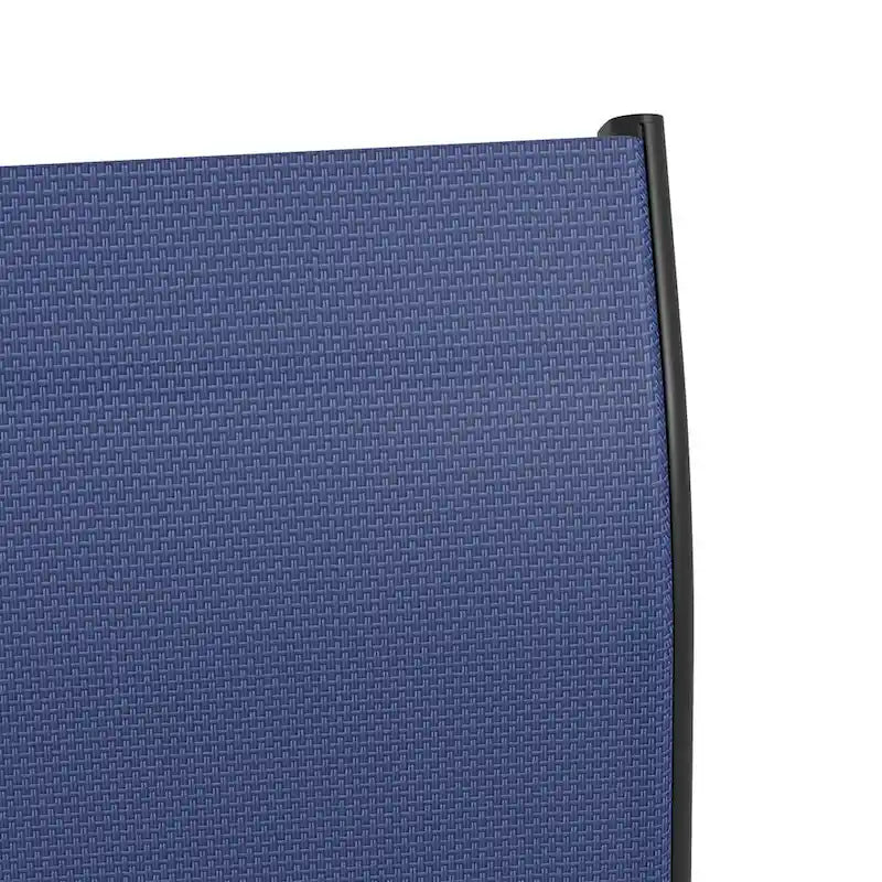 Tabourets de bar pivotants à 360° pour l'extérieur avec accoudoirs, tissu maillé (lot de 2)