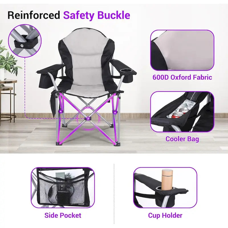 Chaise de camping chauffante, Chaise chauffante, Chaise de plage, Chaise pliante, Chaise de ski