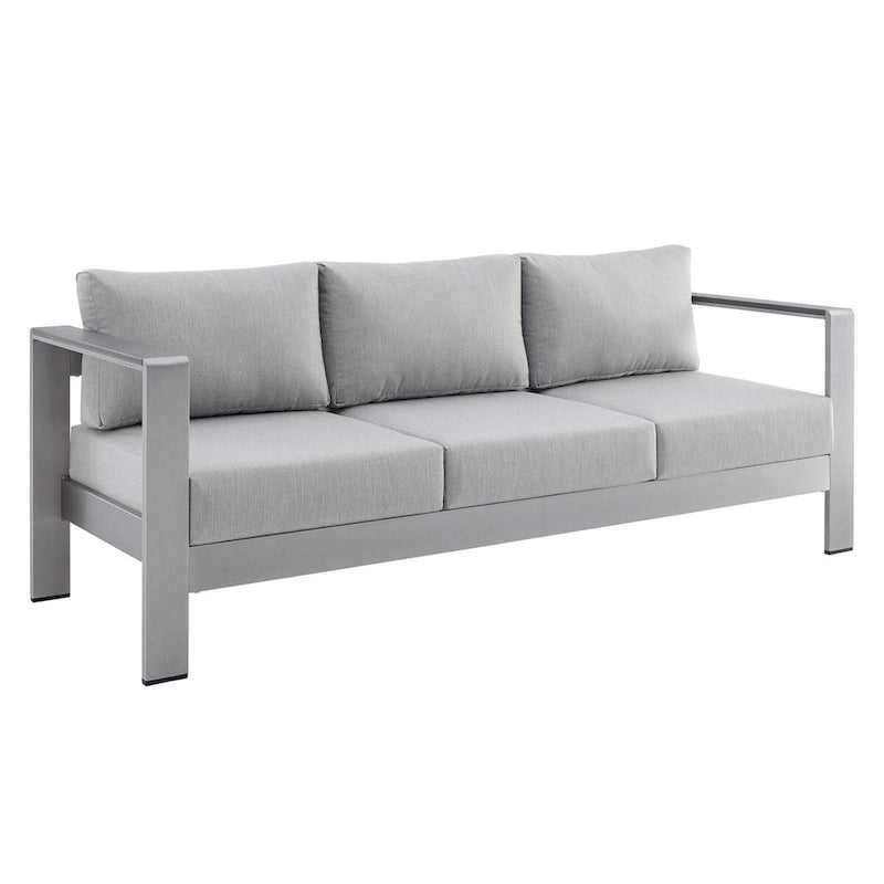 Canapé d'extérieur en aluminium avec tissu Sunbrella de Shore