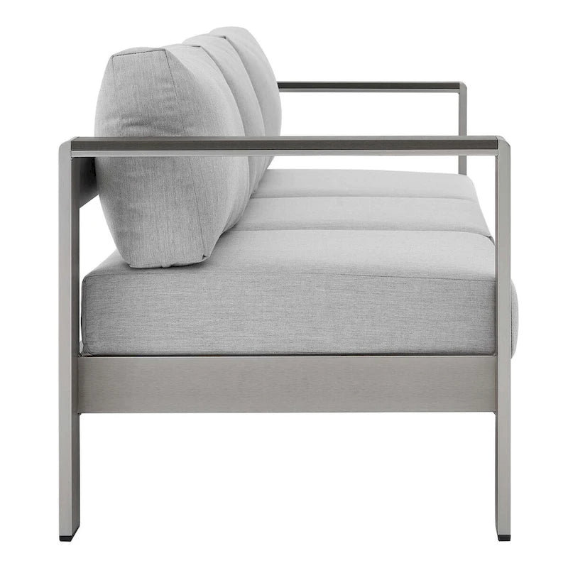 Canapé d'extérieur en aluminium avec tissu Sunbrella de Shore