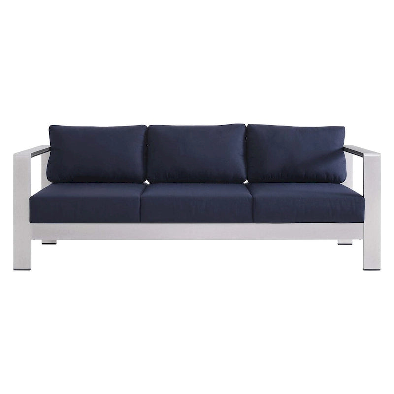 Canapé d'extérieur en aluminium avec tissu Sunbrella de Shore